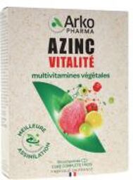 Azinc Vitalité Multivitamines Végétales 30 Comprimés - Boîte 30 comprimés