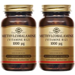Solgar Méthylcobalamine - Vitalité - Cardiovasculaire - 30 comprimés à croquer