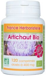 ARTICHAUT BIO AB 120 comprimés dosés à 400 mg.