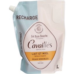Cavaillès Recharge Gel Bain Douche Laitr et Miel