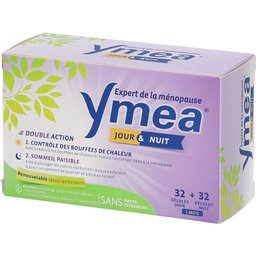 Ymea Ménopause Bouffées de Chaleur et Sommeil 64 Gélules
