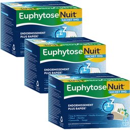 EuphytoseNuit® Sommeil Mélatonine et Feuille d'Oranger