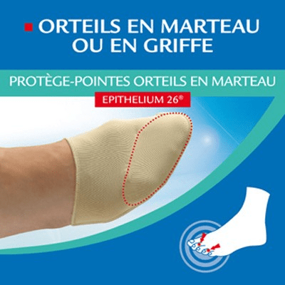 Protège Pointes Orteils Epithelium 26 Taille M