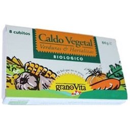 Bouillon de légumes Granovita. Bouillon de légumes bio 84g