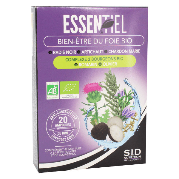 Essentiel Bien-Être du Foie Bio 20 ampoules
