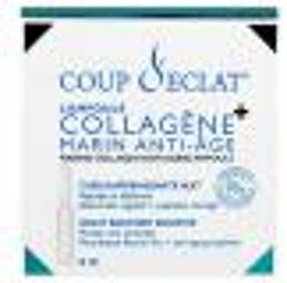 Coup d'Éclat 12 Ampoules Collagène Marin Anti-Âge Cure Nuit - Boîte 12 ampoules