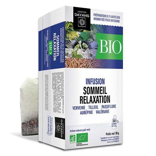 Infusion Bio Sommeil Relaxation 20 sachets