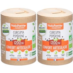 Nat&Form Curcuma Pipérine Bio Confort Articulaire