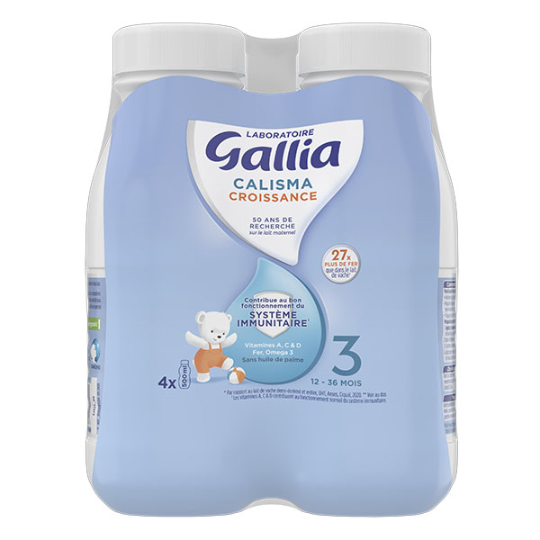 Calisma Lait de Croissance 4 x 500ml