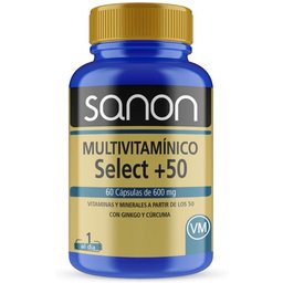 Multivitamine Select +50 600mg 60caps