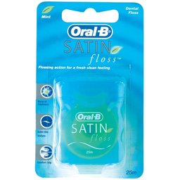 Oral B Satin Floss Fil Dentaire Menthe 25 M