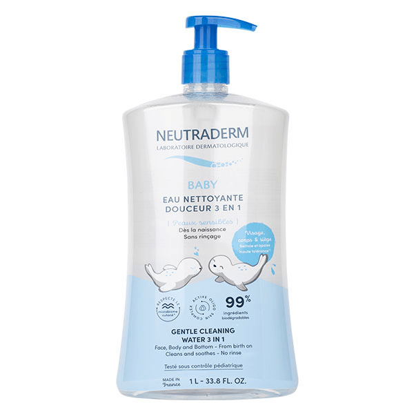Baby Eau Nettoyante Douceur 3 en 1 1L