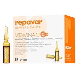 Repavar® Revitalisante Vitamine C 5,5 % 20 Ampoules 15ml