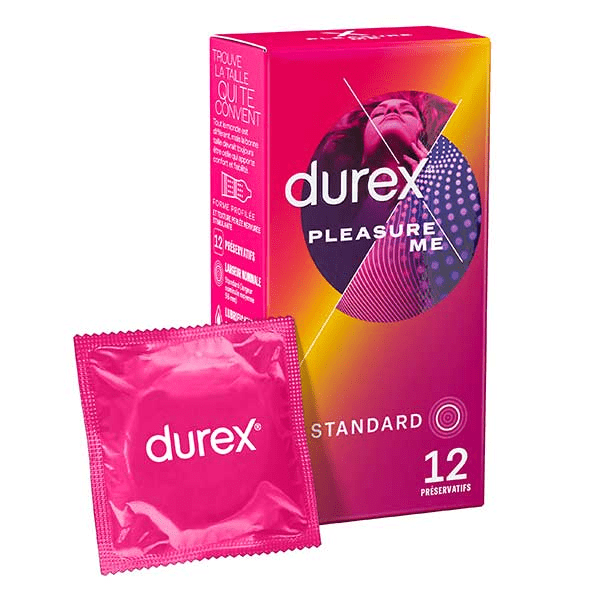 Préservatifs Pleasure Me - 12 Préservatifs Perlés et Nervurés