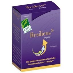 100% Natural Resiliens Sport 60 gélules