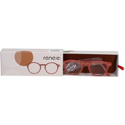 Renéel Lunettes de lecture rondes éco-conçues - Rouge