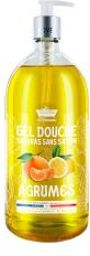 Gel Douche Surgras Agrumes 1 L - Flacon-Pompe 1000 ml