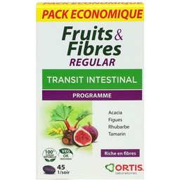Fruits&Fibres Regular Transit Intestinal 45 Comprimés