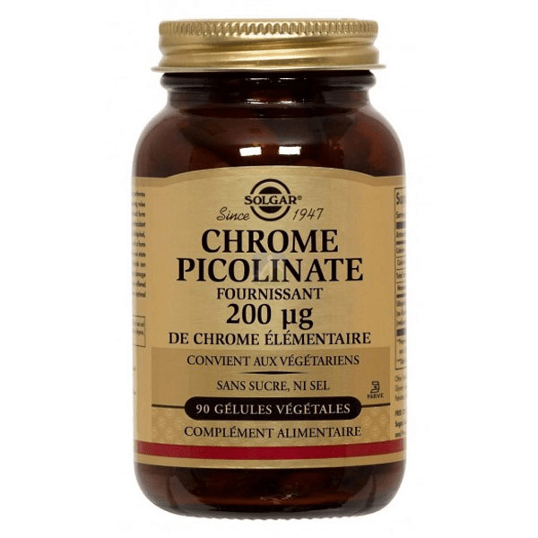 Chrome Picolinate 200 μg 90 gélules