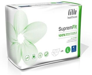 Lille Suprem Fit Regular Plus Large - 4 paquets de 26 protections