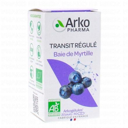 Arkogélules - Baie de myrtille Bio 40 gélules boîte de 40 gélules