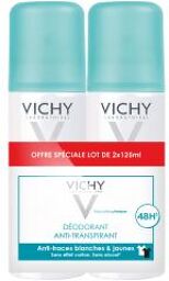 Déodorant Anti-Transpirant Anti-Traces Aérosol 48H Lot de 2 x 125 ml - Lot 2 x 125 ml