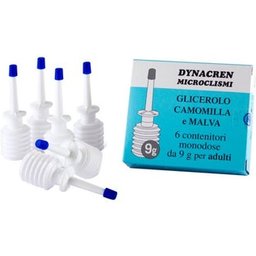 Microlavements Glycérol Camomille et Mauve pour Adultes 6x9g