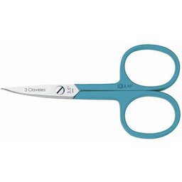 3 oeillets Ciseaux Curved 3.5 Cm Blue