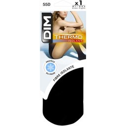 Thermo Isolant Mi-Bas Noir Taille 35/41 1 Paire