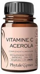 Vitamine C Acérola 60 Gélules - Pot 60 gélules