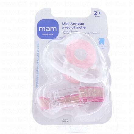 Mini anneau de dentition avec attache