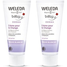 Bébé Crème Change Mauve Blanche 2x50ml