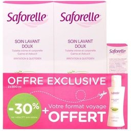 Soin Lavant Doux 2 x 500 ml + 100 ml Offert