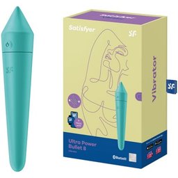 Ultra Power Bullet 8 Turquoise Vibrateur 1 pièce