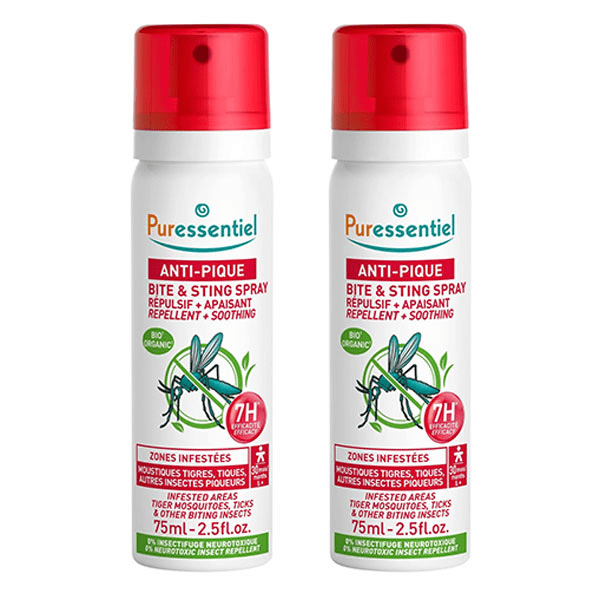 - Spray Répulsif aux HE BIO Anti-Pique - 2 x75ml offre duo