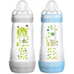 Easy Start Biberon Anticolique Garçon Tétine Débit 3 230ml Lot de 2