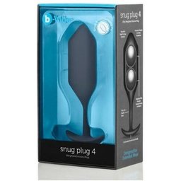 Snug Plug Anal 4 Noir 1ut