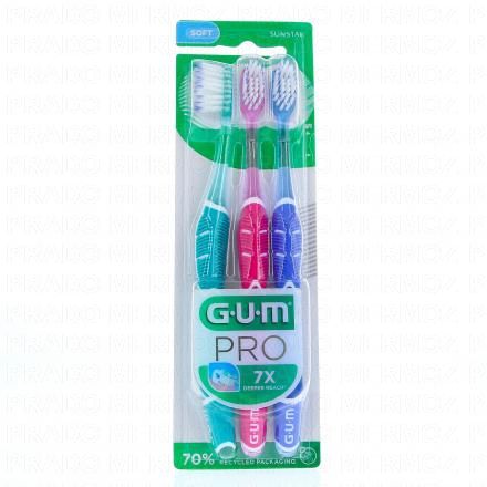 Technique PRO brosse à dents compacte n°525 souple x3