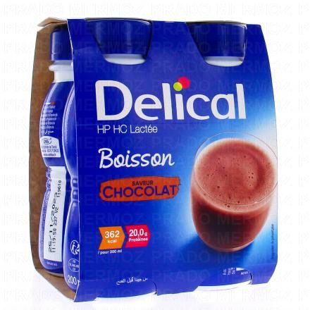 Boisson HP/HC lactée chocolat 4x200ml