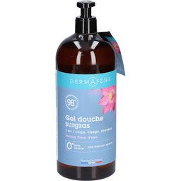 Dermasens Gel douche surgras 3 en 1 Fleur d'Eau 1L