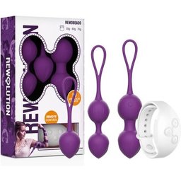 Rewobeads Vibrating Balls Remote Control 3uds
