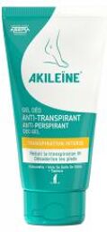 Akileïne Gel Déo Transpiration Intense Pieds 75 ml - Tube 50 ml