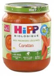 Mes Premiers Légumes Carottes dès 4/6 Mois Bio 125 g - Pot 125 g