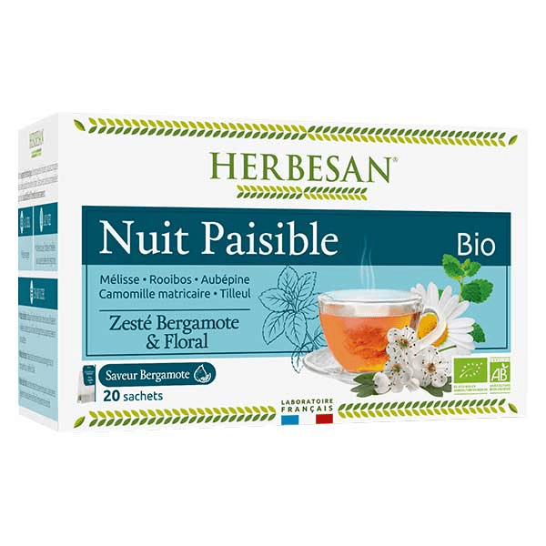Bio Infusion Relaxation Saveur bergamote n°8 - 20 sachets