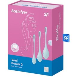 Kit Yoni Power 2 Bolas Chinas Azul Claro