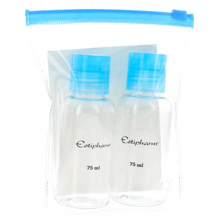 Bouteilles flacon vide 75ml x2