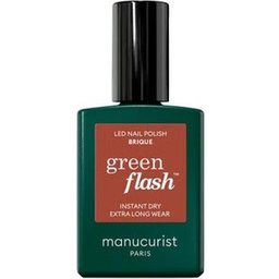Green Flash Led Nail Polish Brique 15ml