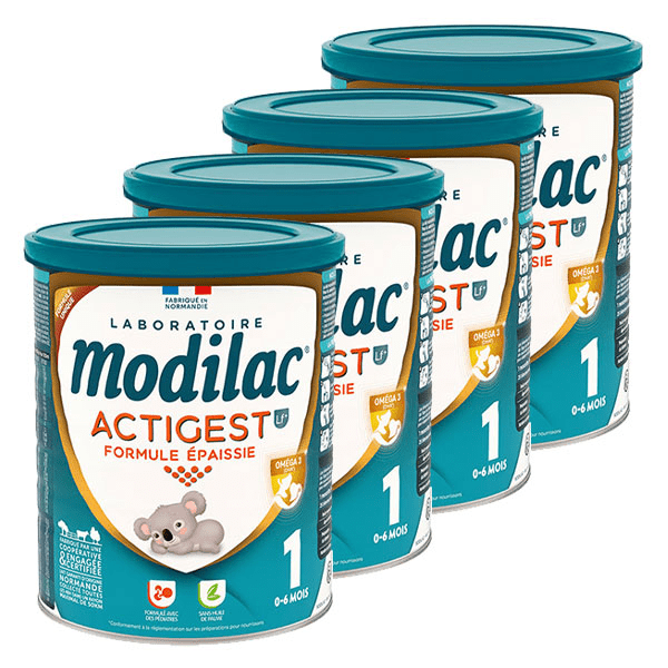 Actigest Lait Infantile 1er Âge Lf+1 800g - Lot de 4