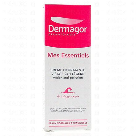 Mes essentiels - Crème hydratante visage légère au collagène marin et silicium 40ml