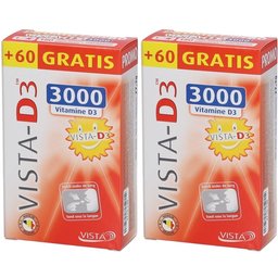 Vista-D3™ 3000 +60 Comprimés Fondants Gratuits